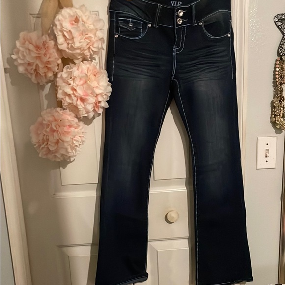 VIP Black High Rise Jeans - Picture 3 of 10